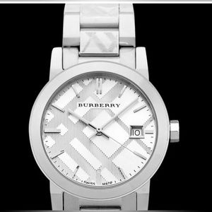 BURBERRY  The City  BU9144 Silver Dial Lady's Watch Genuine